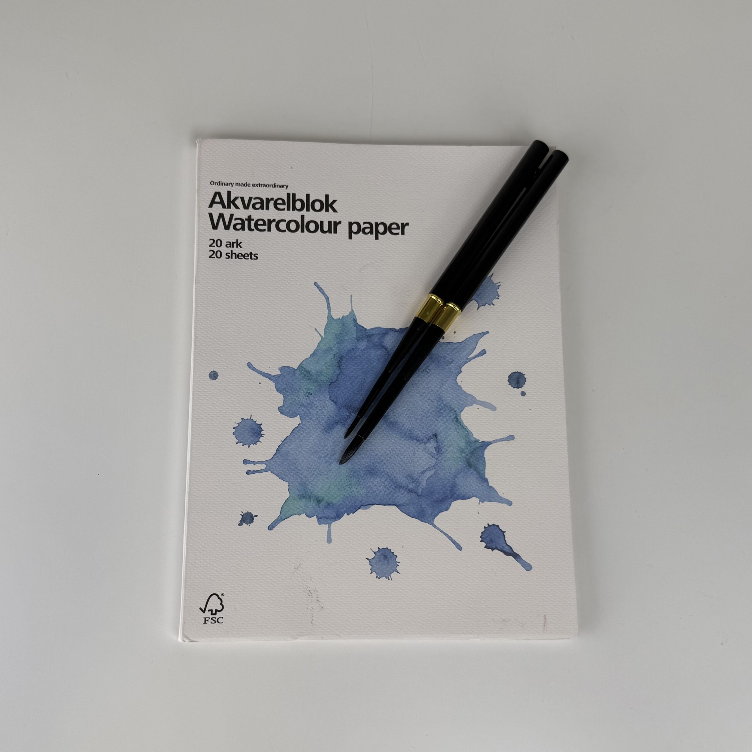 akvarelblok
